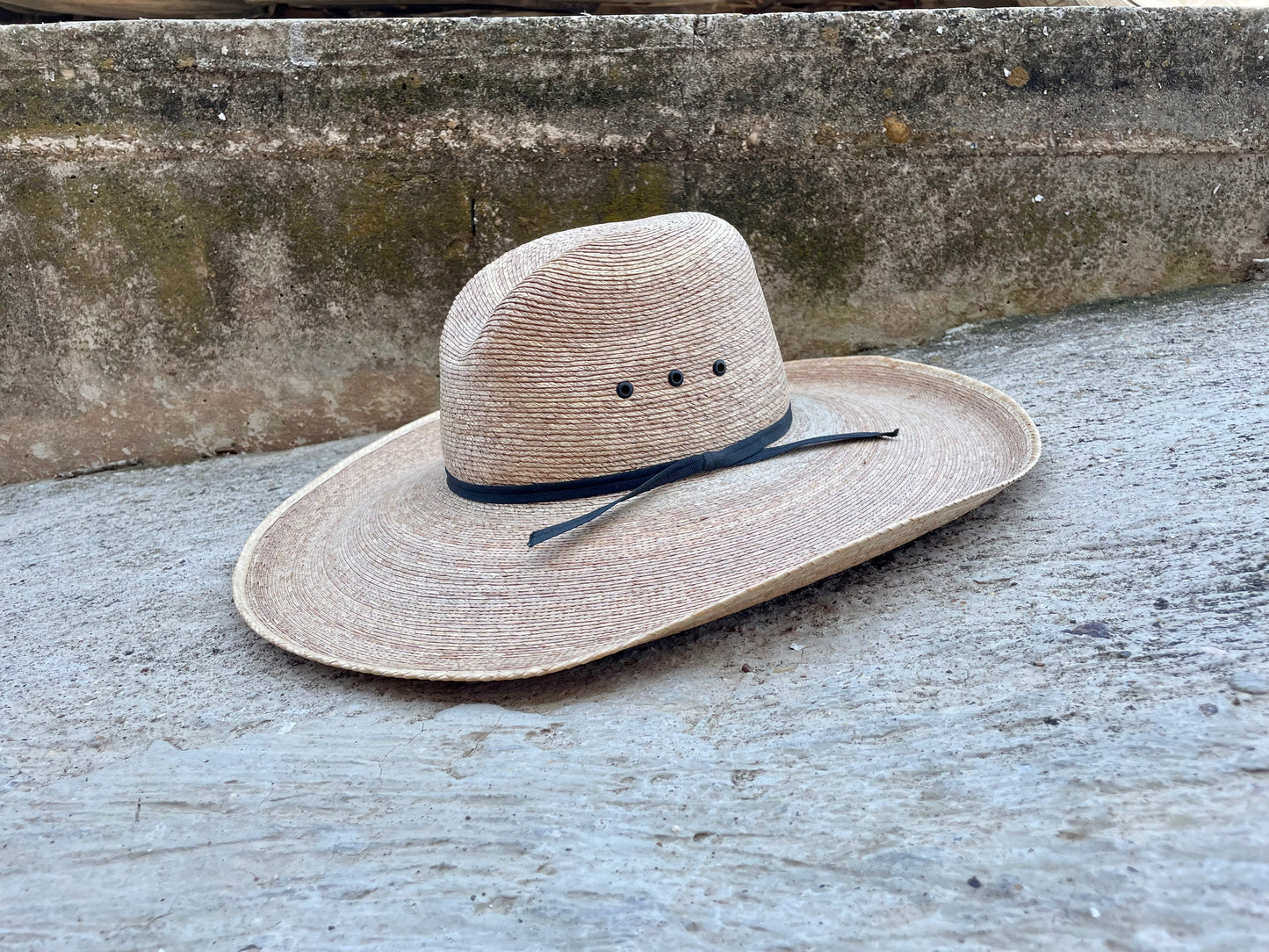 Palm Leaf Western Hat