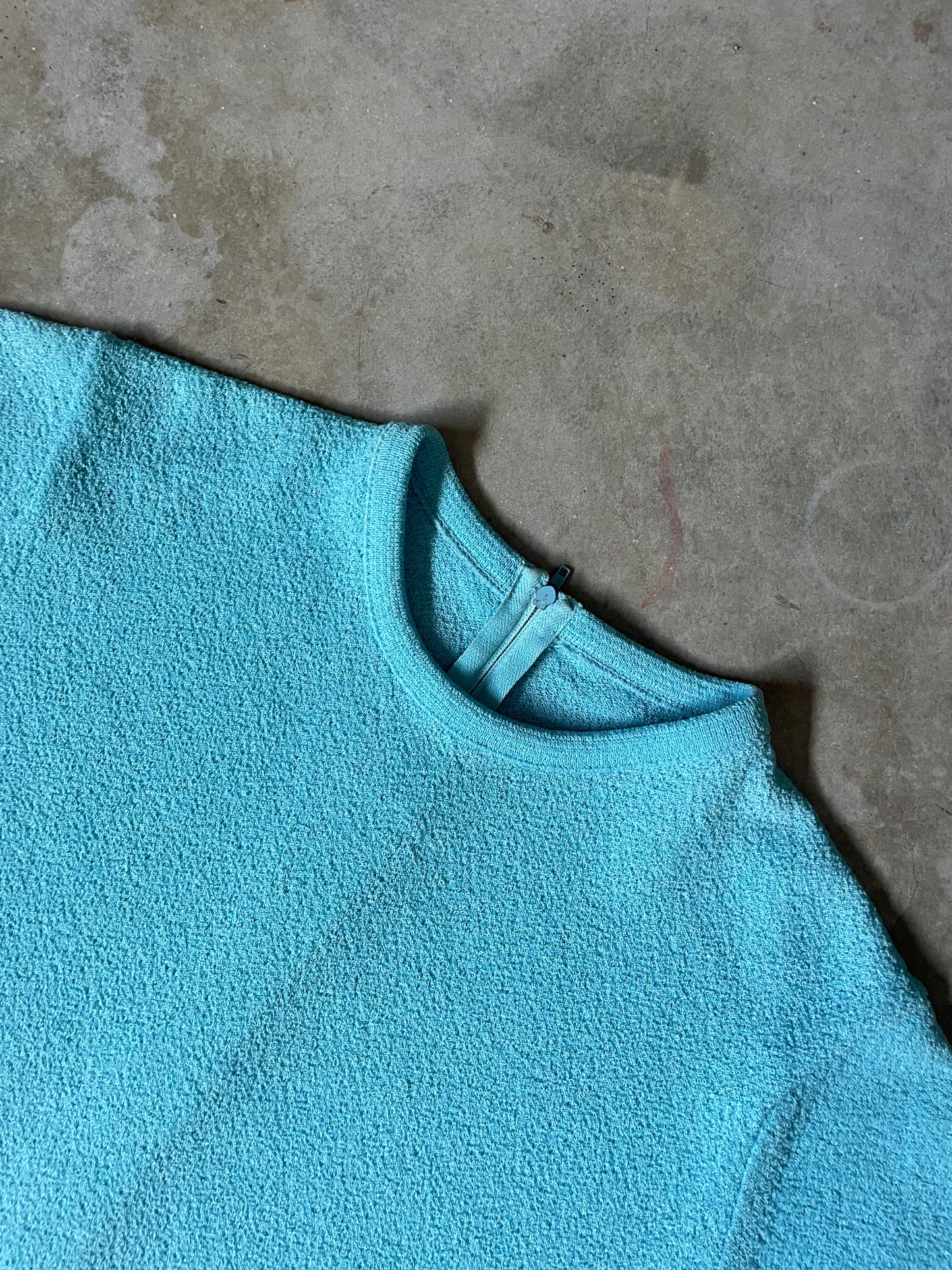 Aqua Vintage Dress